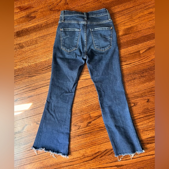 James Jeans Kiki Frayed Hem Crop Jeans Blue Size 26 - Picture 5 of 5